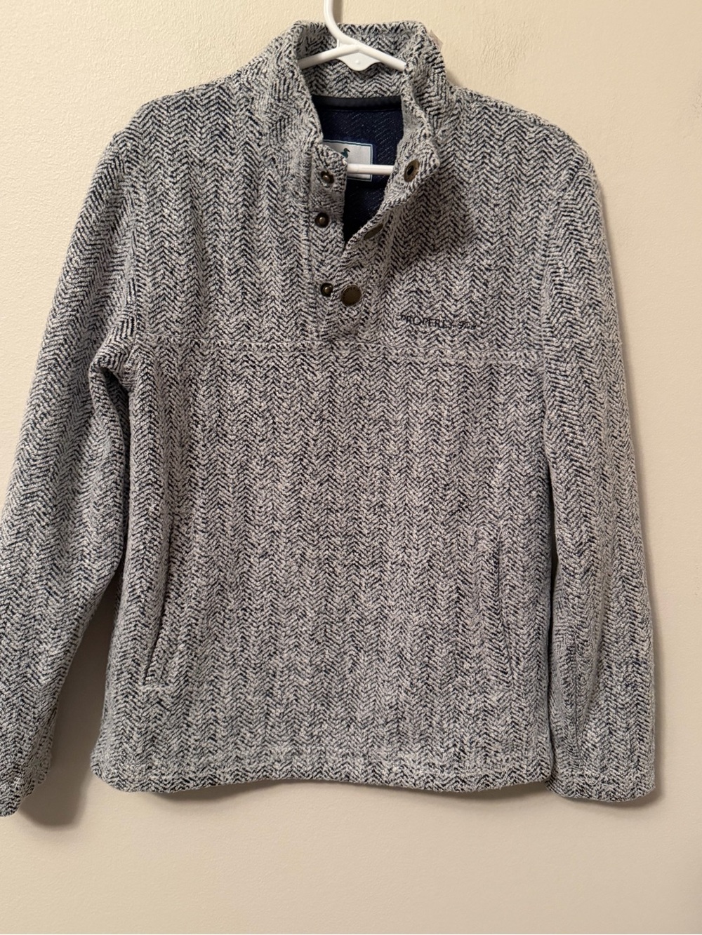 Properly Tied Boys Gray Pullover